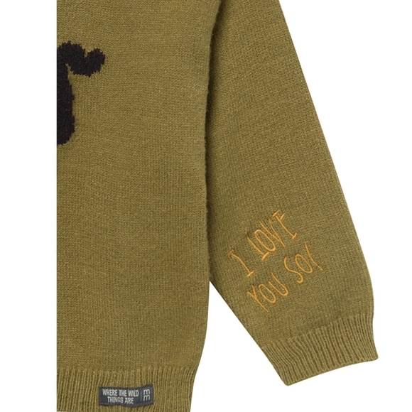 WHERE THE WILD THINGS ARE 3T Green Sweater UNISEX - Picture 5 of 9